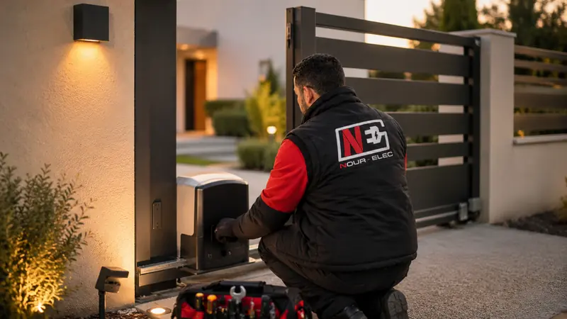 Installation portail électrique automatique et sécurisé Troyes