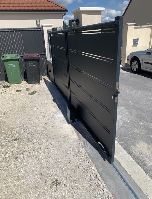 Motorisation de portail battant à Troyes – Pose par Nour-Elec